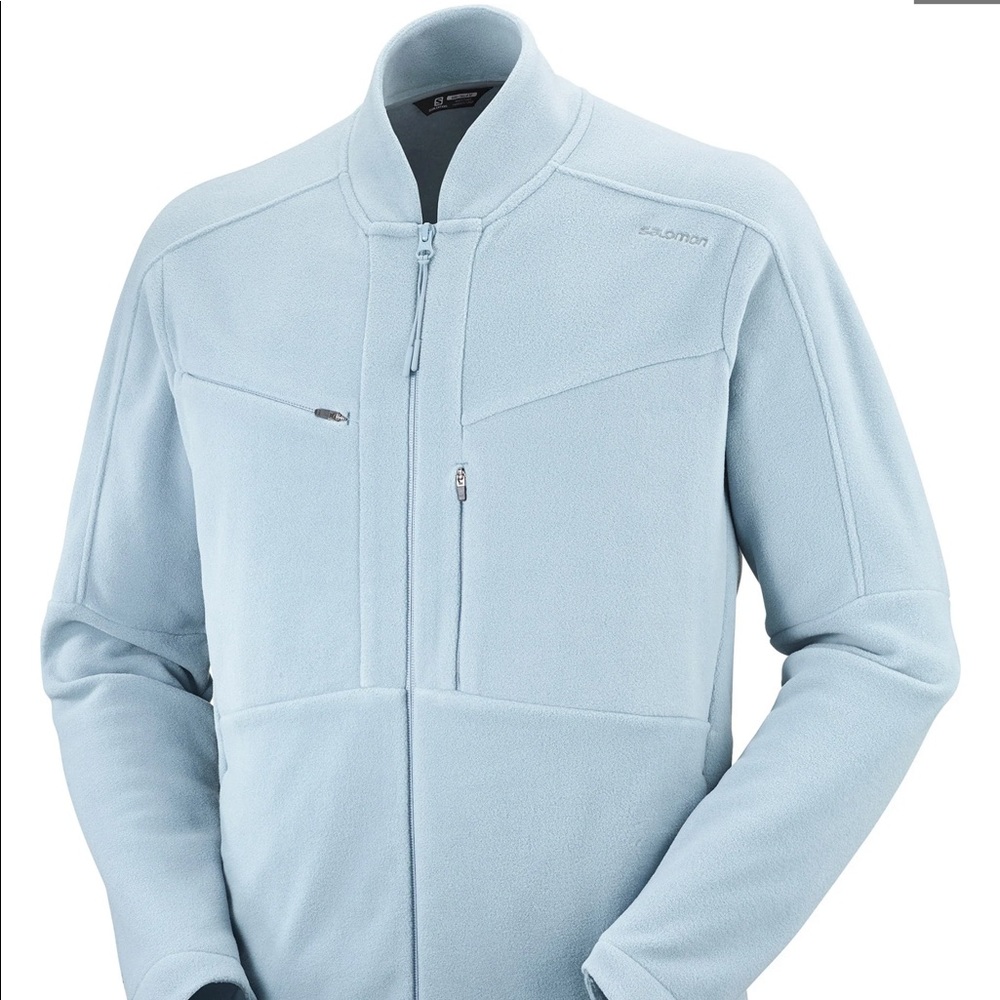 SALOMON OUTLIFE ZIP FRONT MIDLAYER SWEATSHIRT - MEN'S SIZE 2XL